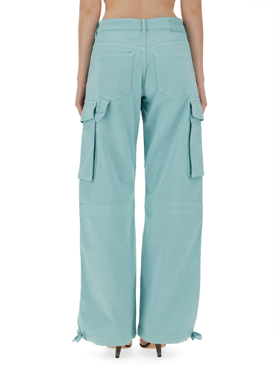 Moschino Cotton Cargo Pants — Blue by Moschino