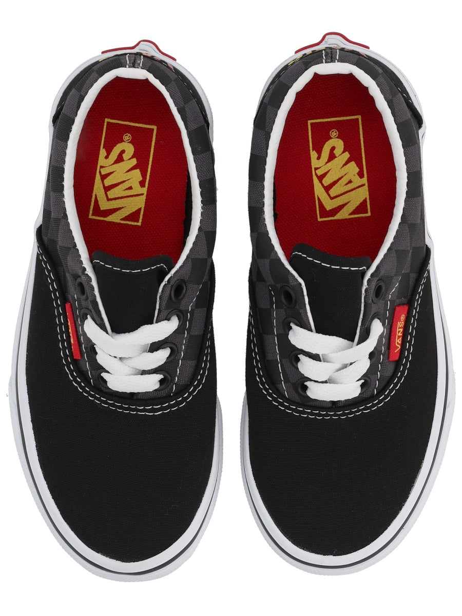 Vans Checkers Sneaker — Black, view 3