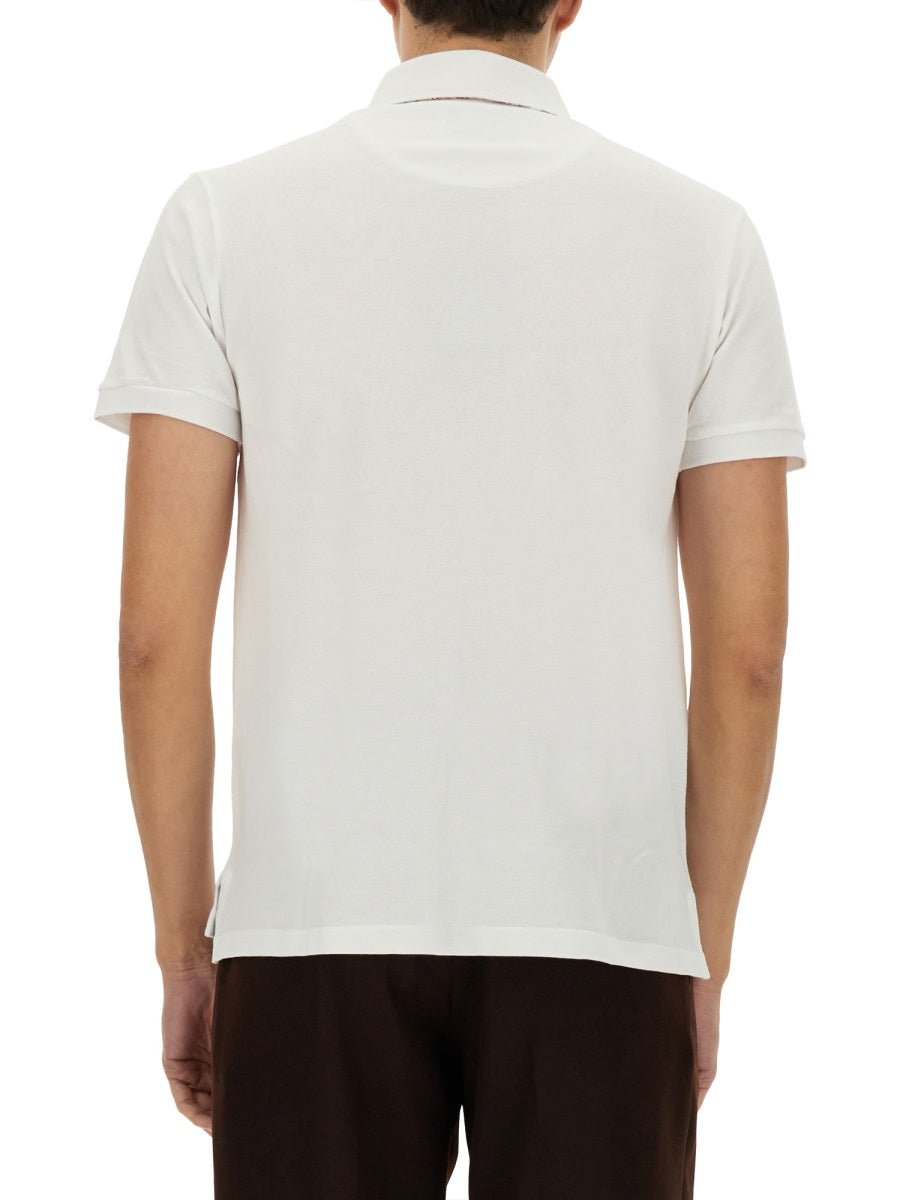 Etro Cotton Polo Shirt — White by Etro