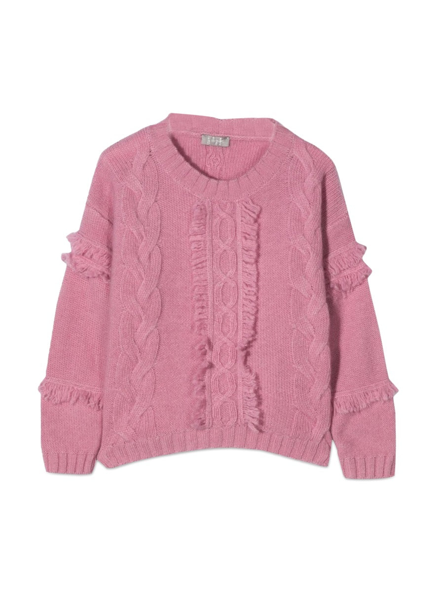Il Gufo Wool Knit Sweater — Pink by Il Gufo
