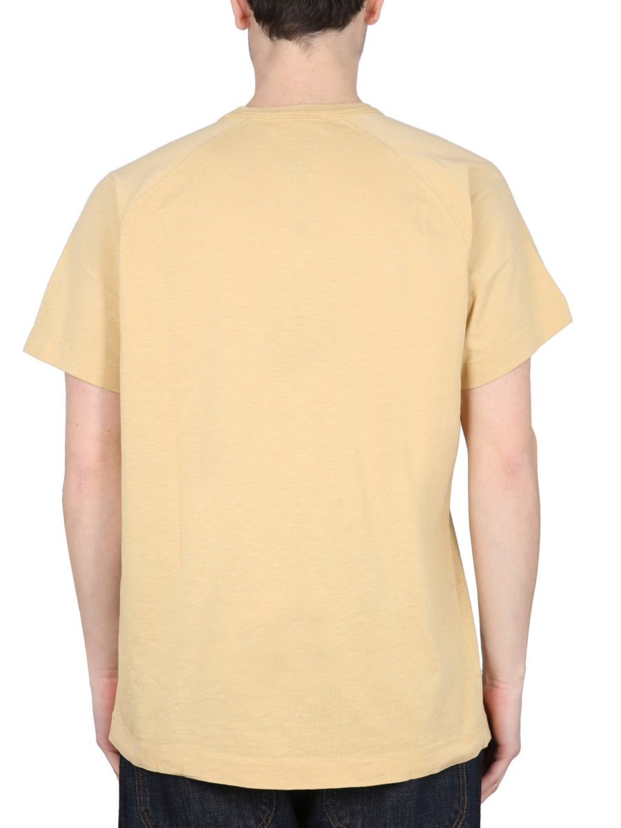 Ymc Television T-Shirt — Beige, view 2