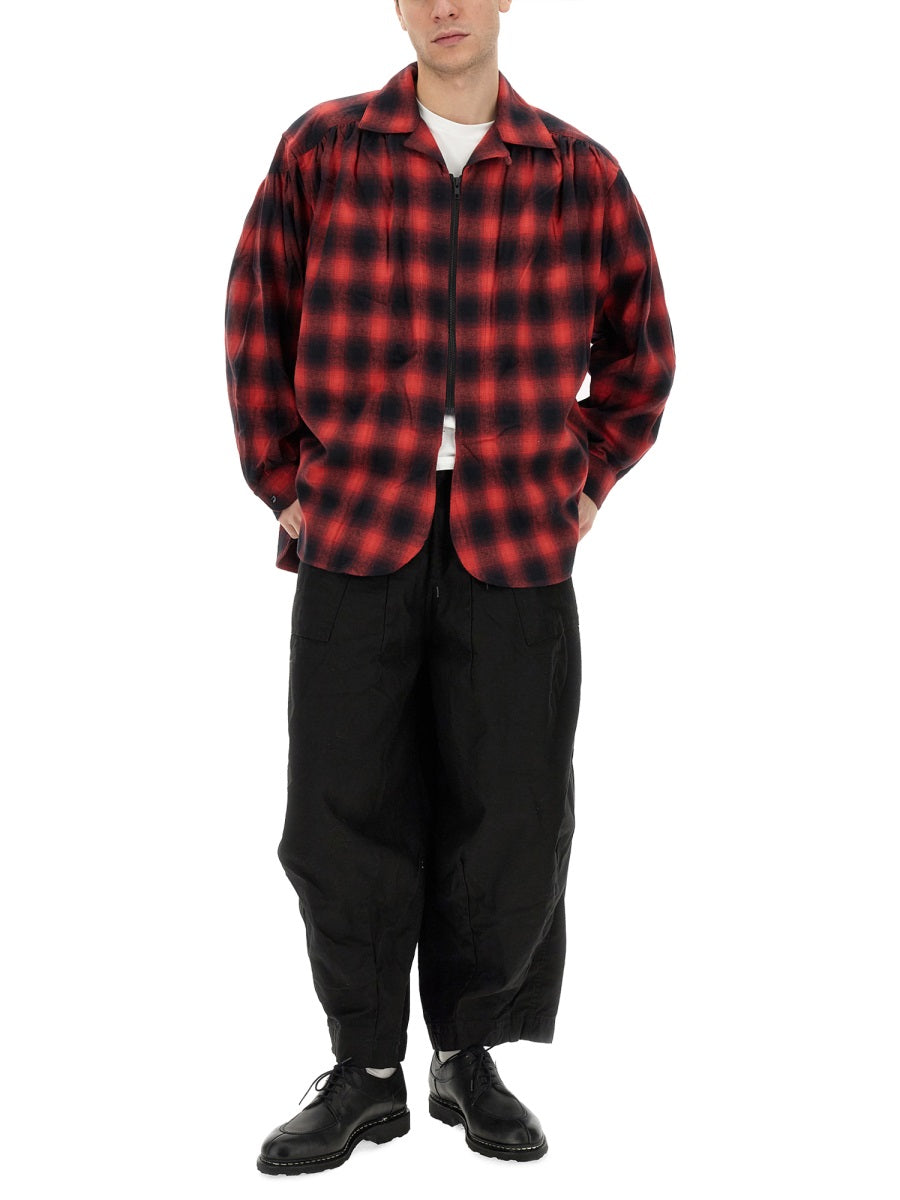 Aie Plaid Cotton Shirt — Multicolor, view 3
