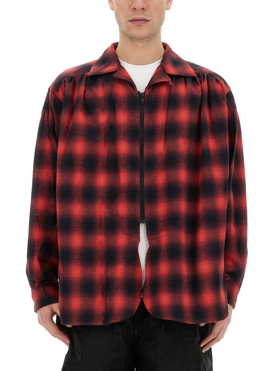Aie Plaid Cotton Shirt — Multicolor, view 4