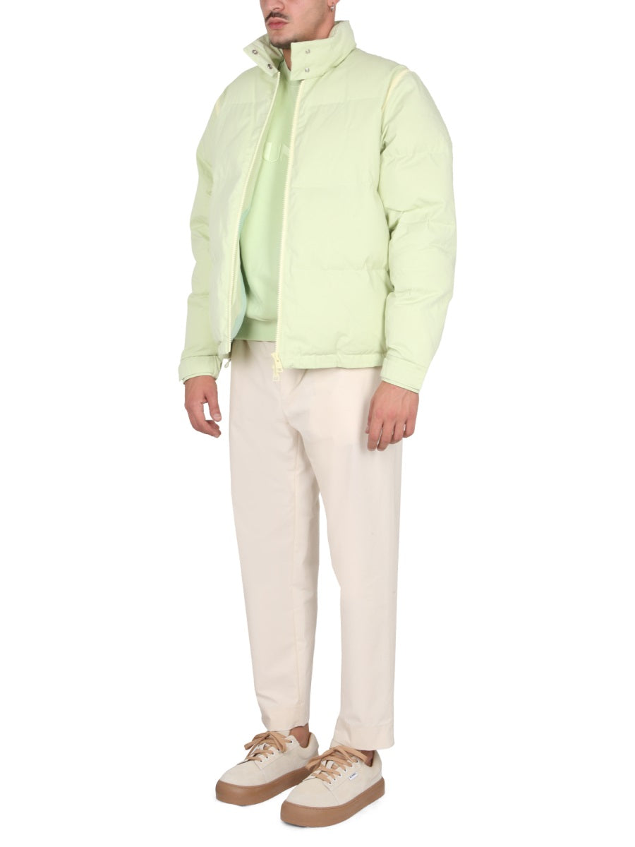 Sunnei Crewneck Cotton Sweatshirt — Green by Sunnei