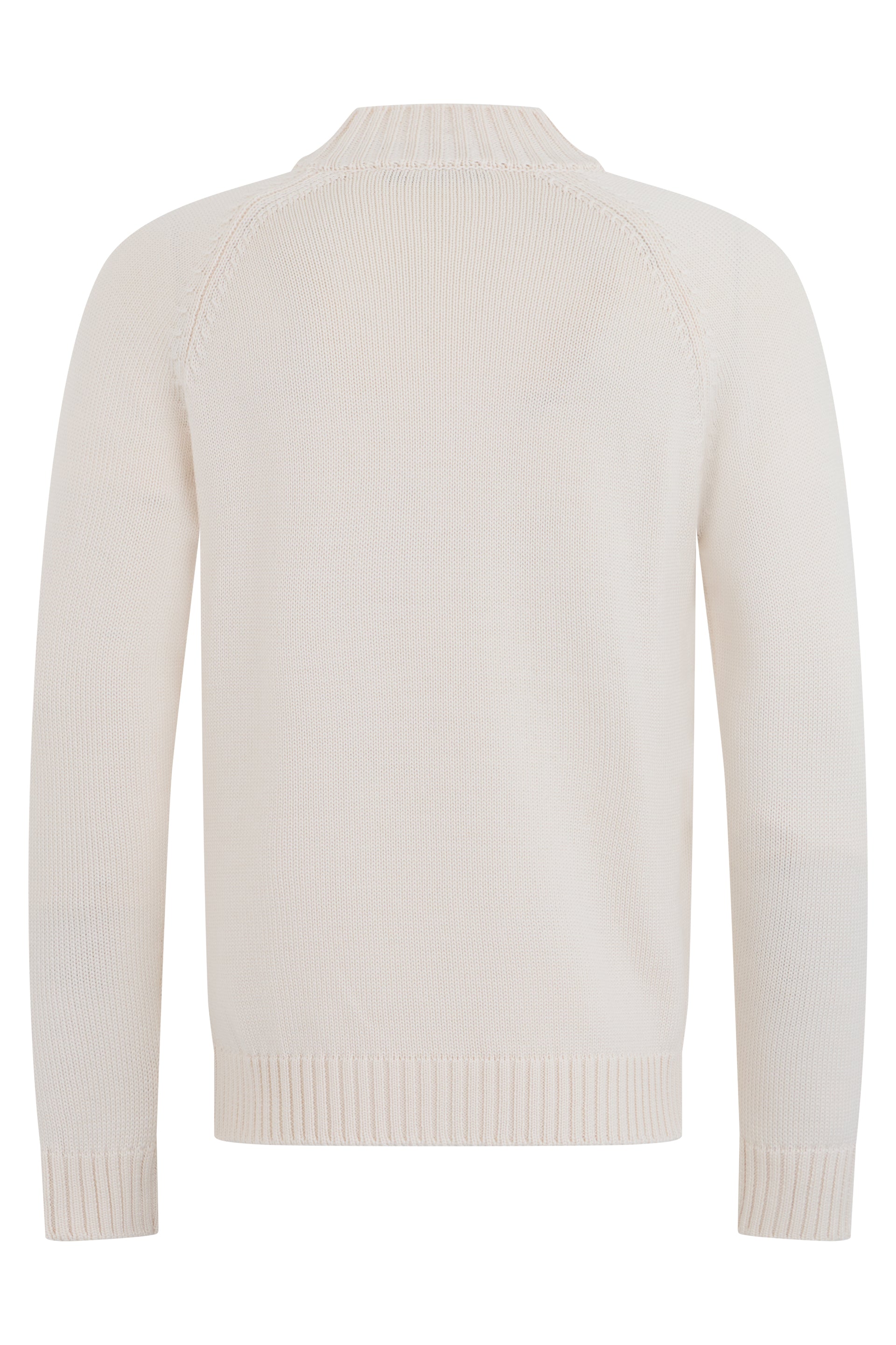 Slowear Virgin Wool Crewneck Sweater — Beige, view 2