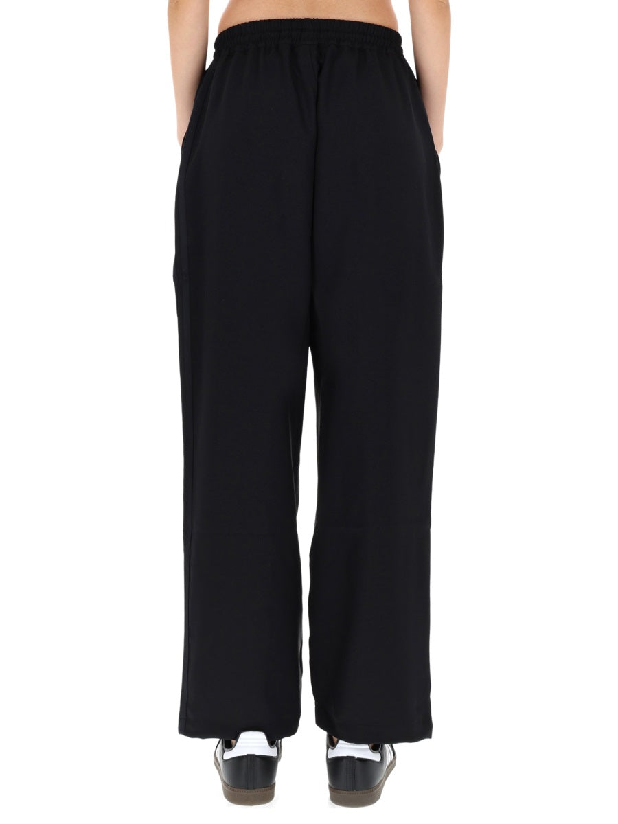Adidas Recycled Polyester Joggers — Black, view 2