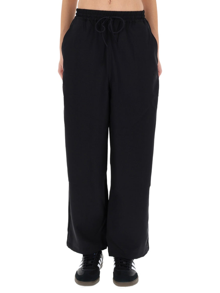 Adidas Recycled Polyester Joggers — Black, view 4