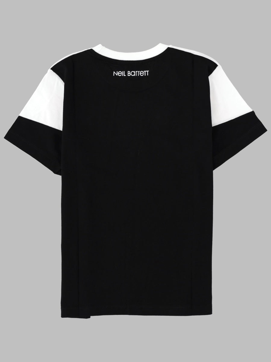 Neil Barrett Cotton Jersey T-Shirt — White, view 2