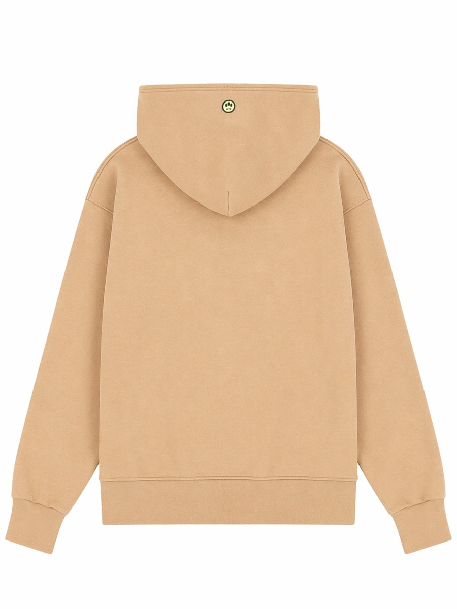 Barrow Oversize Cotton Sweatshirt — Beige by Barrow