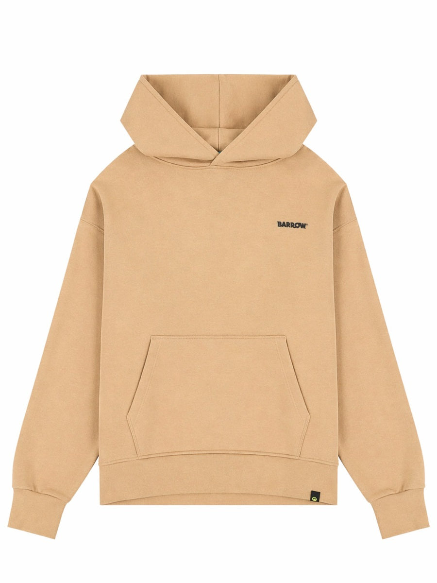 Barrow Oversize Cotton Sweatshirt — Beige, view 2