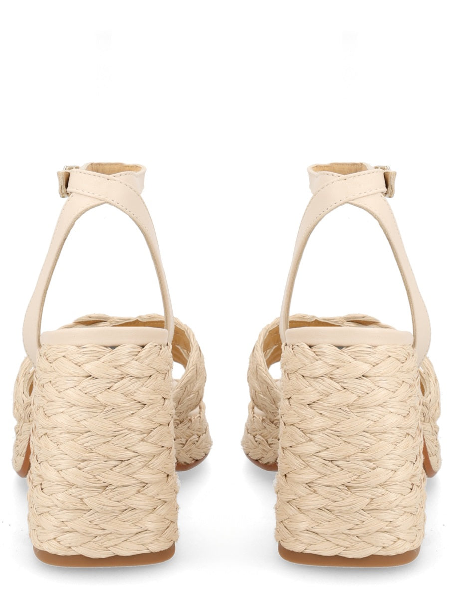 CastañEr Polypropylene Raffia Sandal — Ivory, view 2