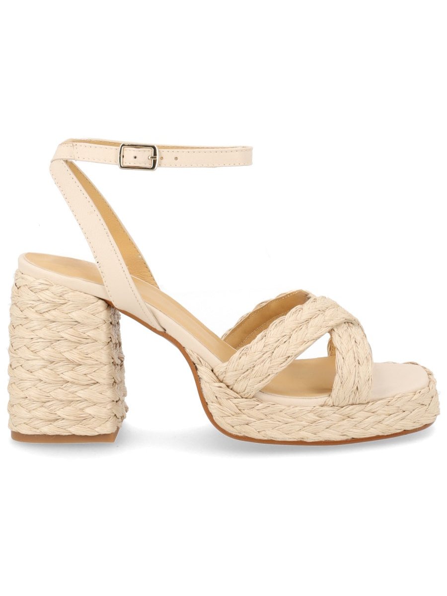 CastañEr Polypropylene Raffia Sandal — Ivory, view 4