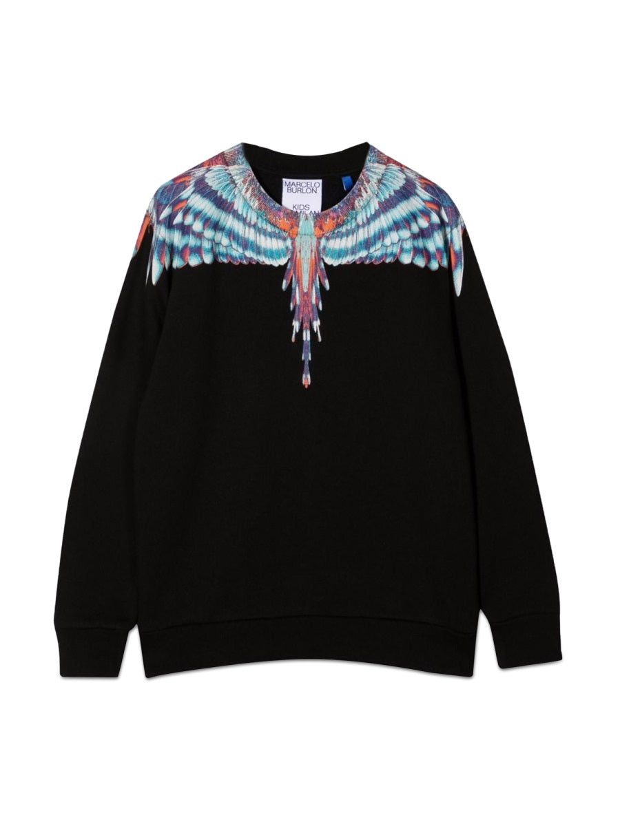 Marcelo Burlon County Of Milan Crewneck Sweater — Black by Marcelo Burlon County Of Milan