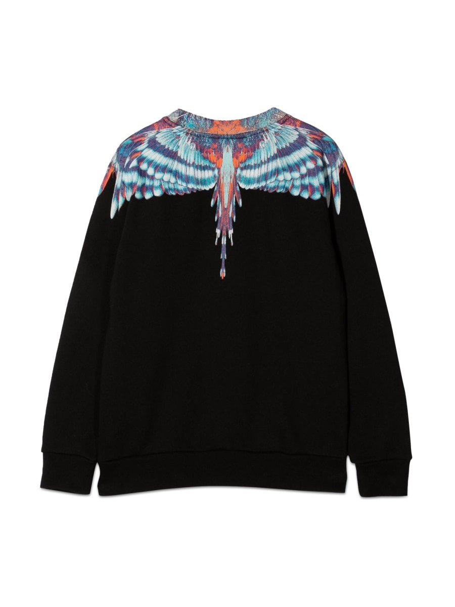 Marcelo Burlon County Of Milan Crewneck Sweater — Black, view 3