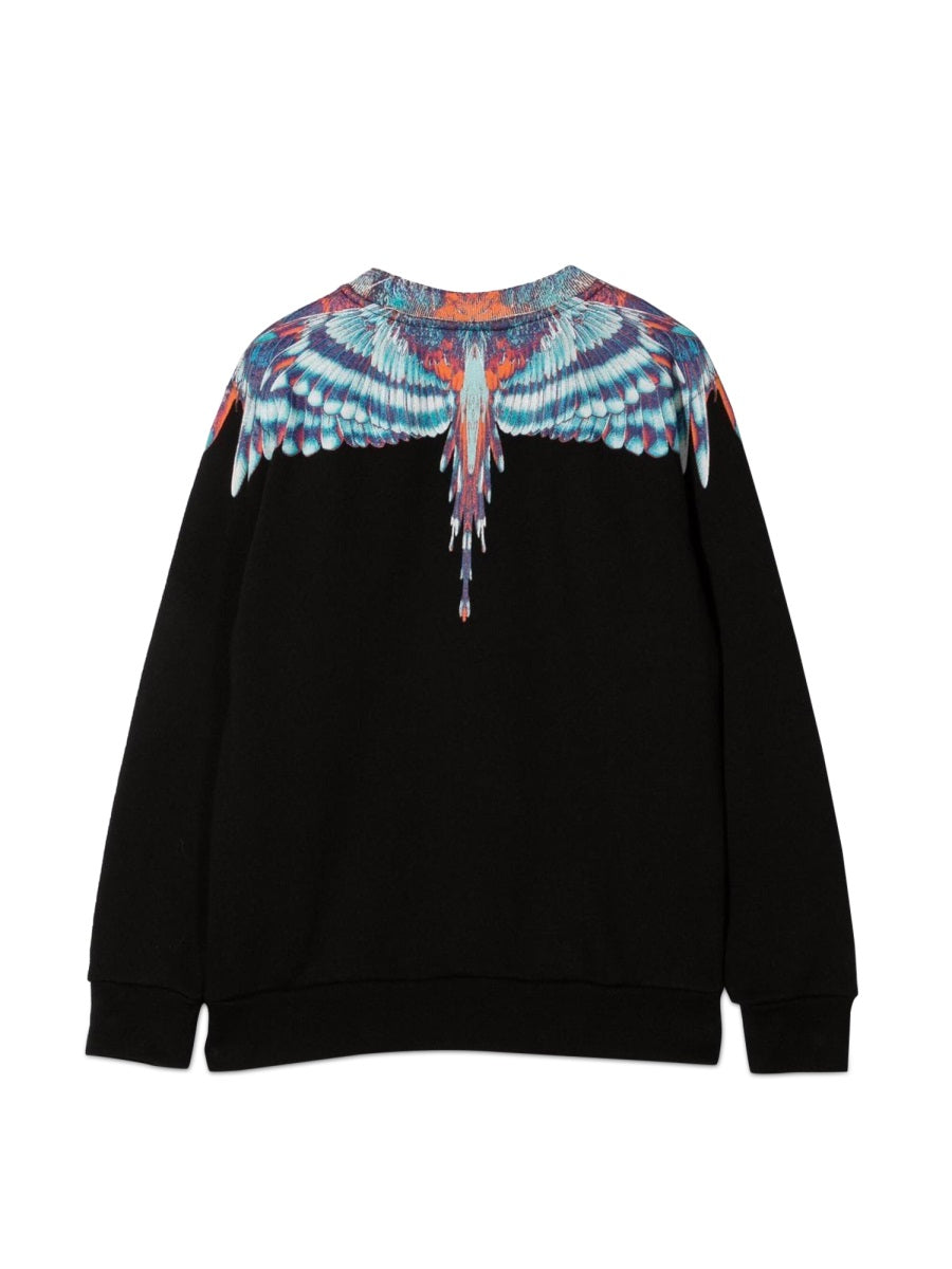 Marcelo Burlon County Of Milan Crewneck Sweater — Black, view 6