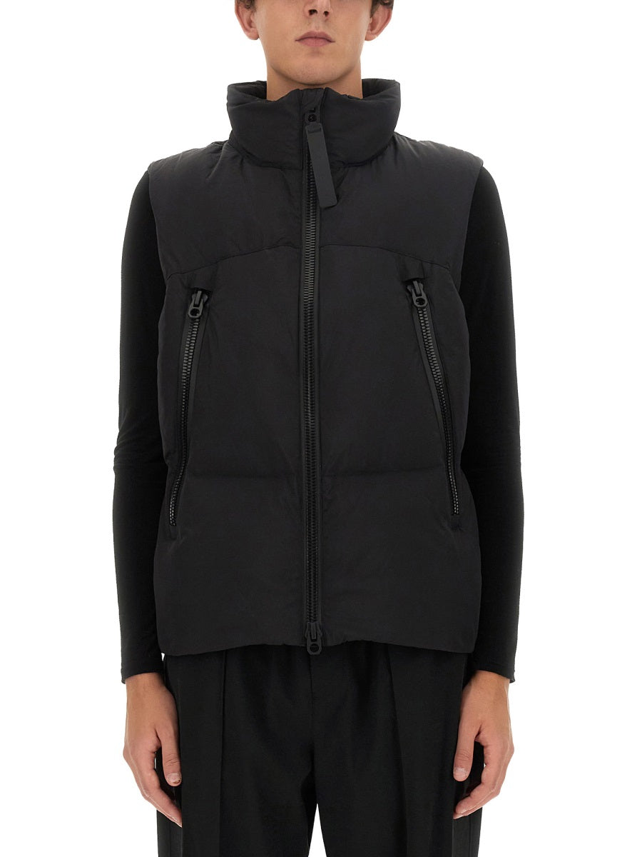 Jg1 Nylon Zip Vest — Black, view 3