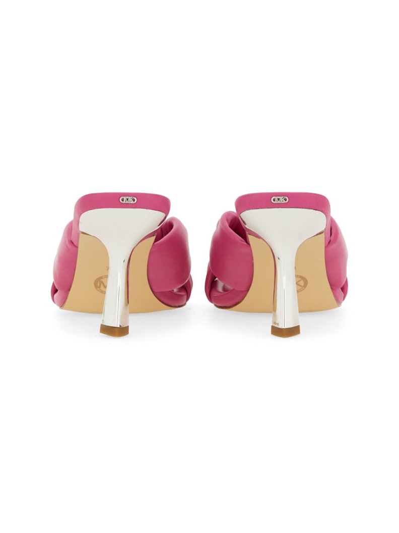 Michael Michael Kors Sheep Leather Sandals — Pink, view 2