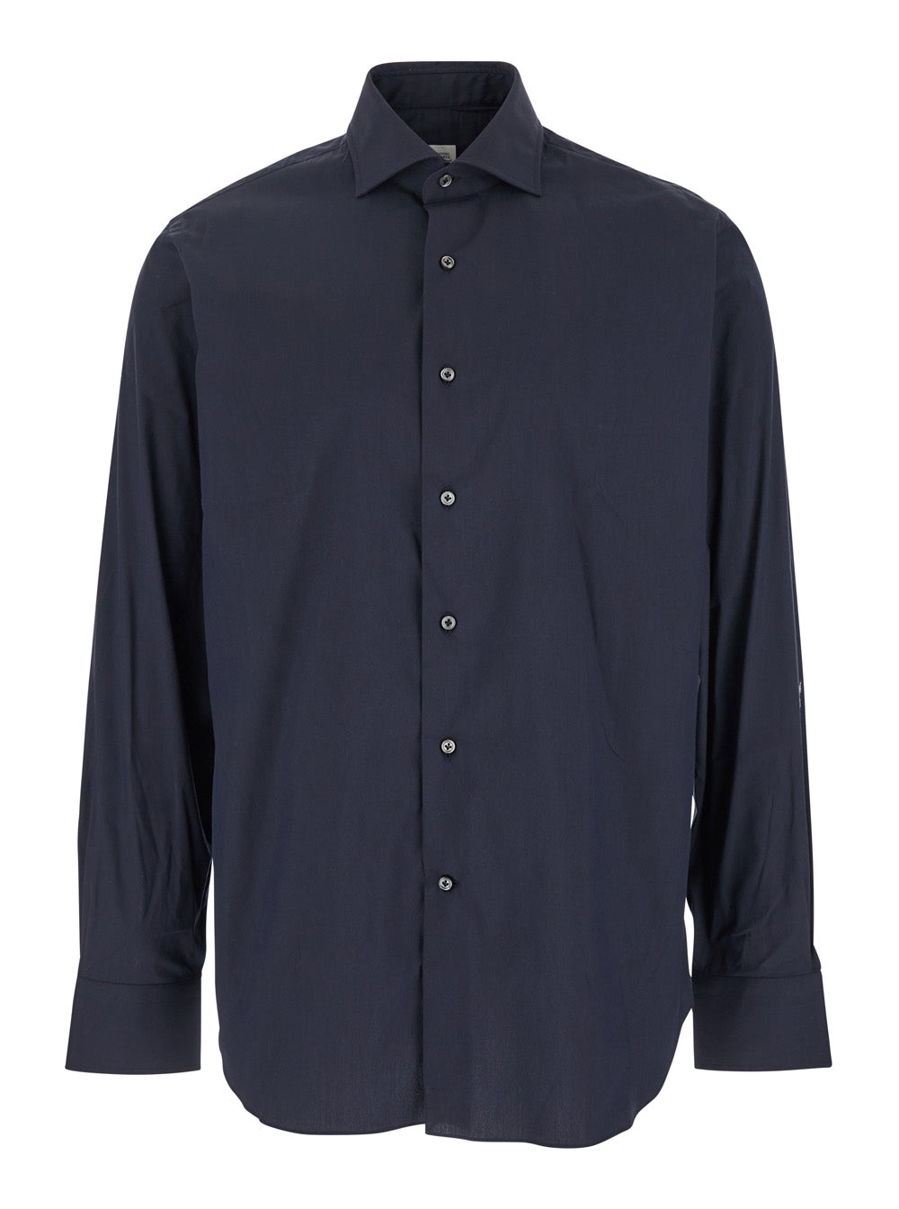 Alessandro Gherardi Cotton Blend Shirt — Navy by Alessandro Gherardi