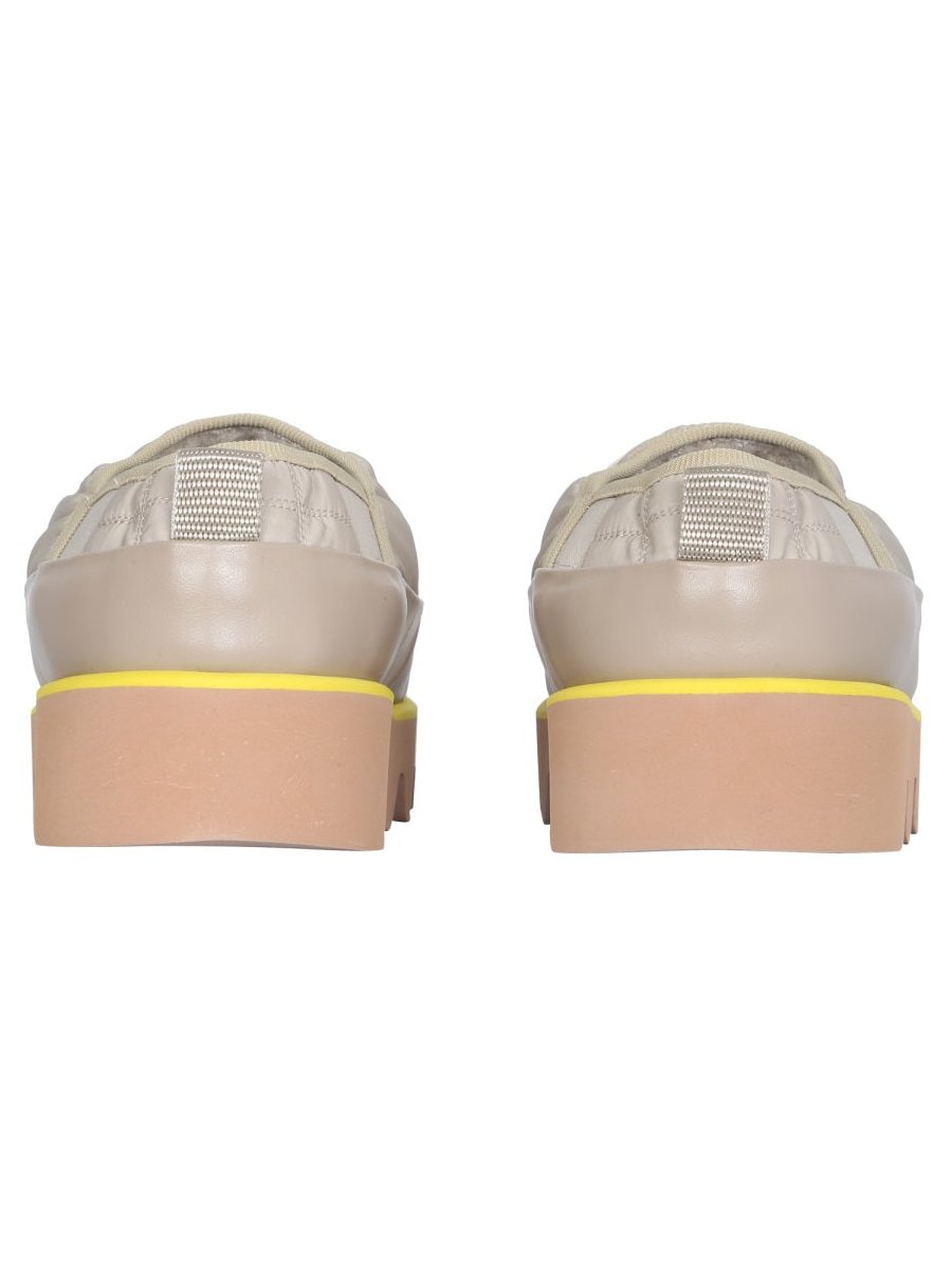 MSGM Puffed Polyamide Sneakers — Beige, view 4