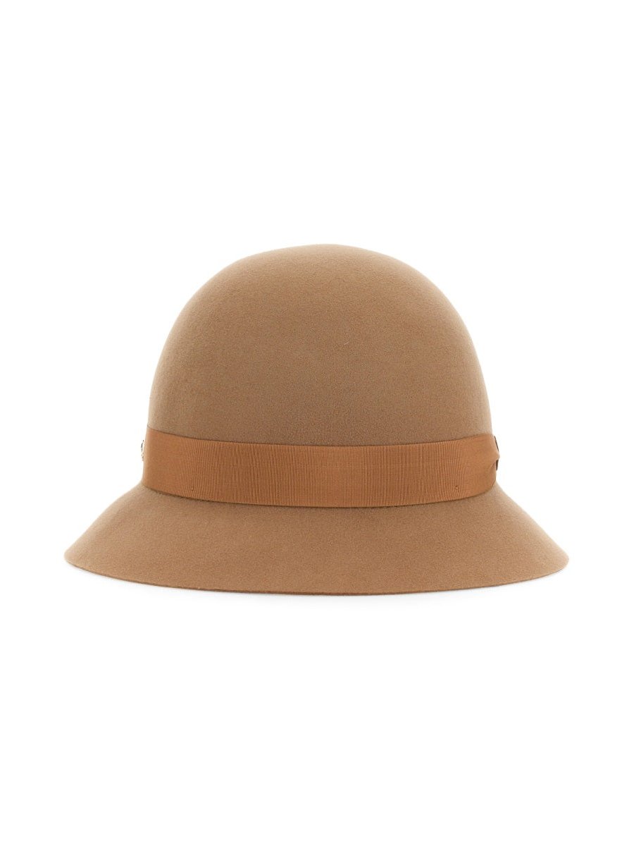 Helen Kaminski Merino Wool Winter Hat — Beige, view 2