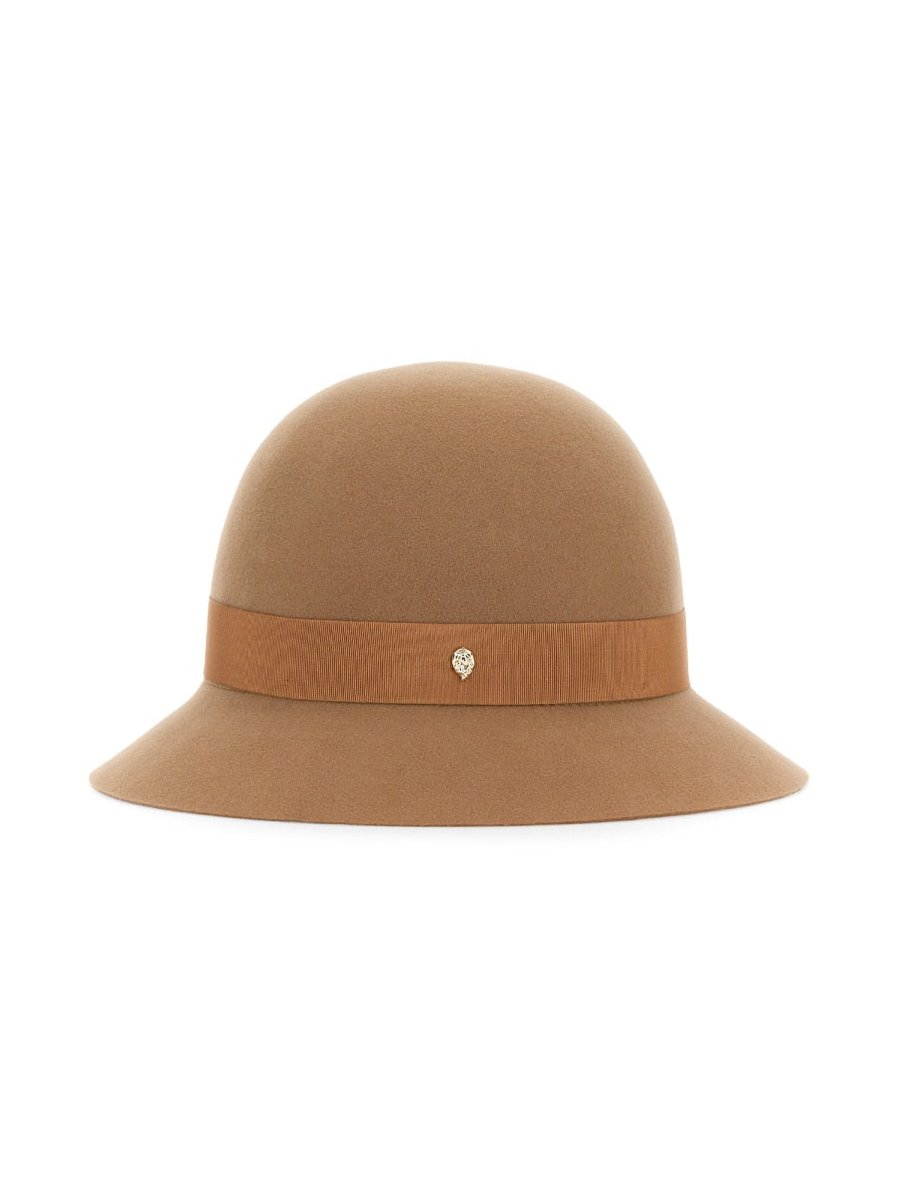 Helen Kaminski Merino Wool Winter Hat — Beige, view 4