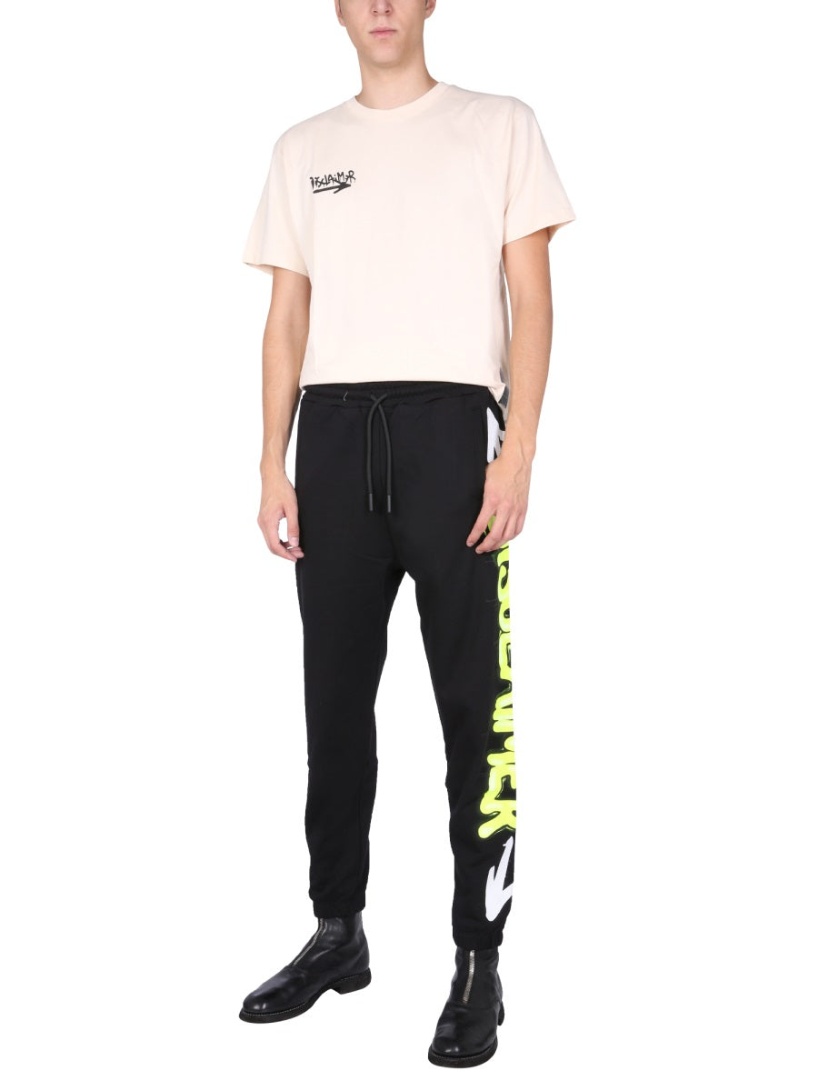 Disclaimer Screen Print T-Shirt — White, view 2