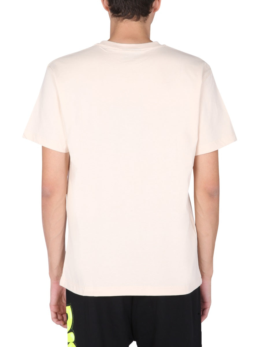 Disclaimer Screen Print T-Shirt — White, view 4