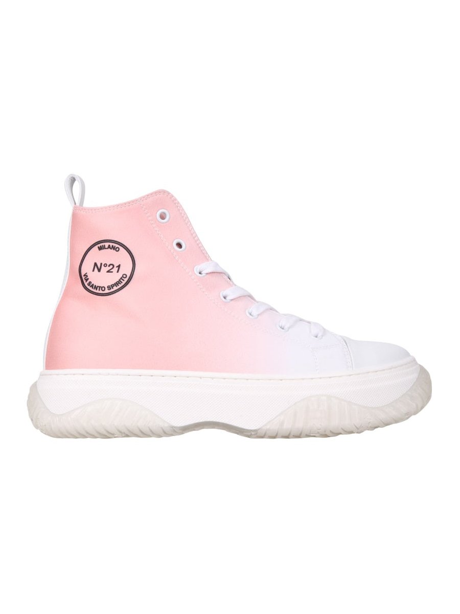 Nº21 High Bonnie Sneakers — White by Nº21