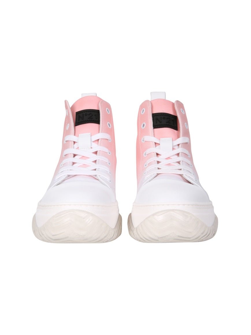 Nº21 High Bonnie Sneakers — White, view 2