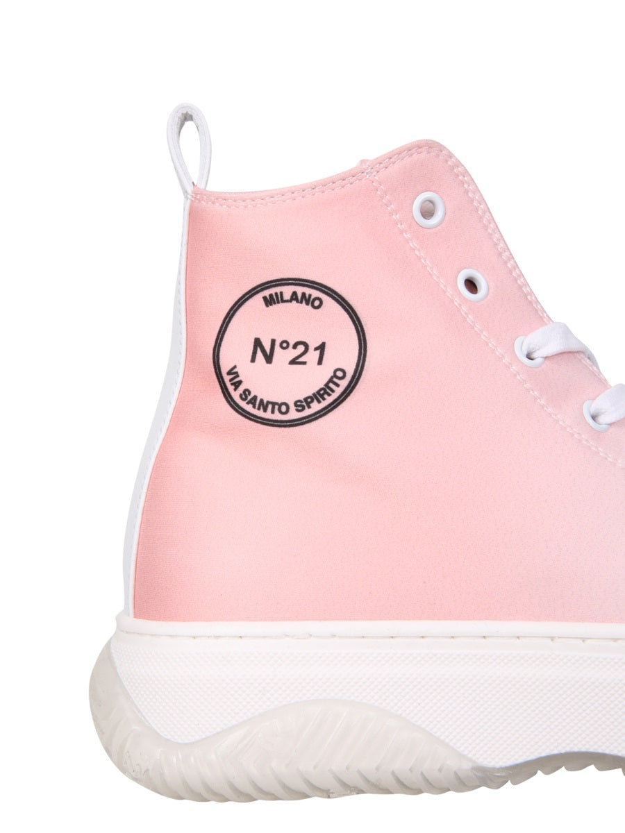 Nº21 High Bonnie Sneakers — White, view 4