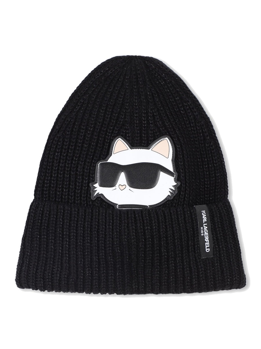 Karl Lagerfeld Z31010K_09B Beanie — Black by Karl Lagerfeld