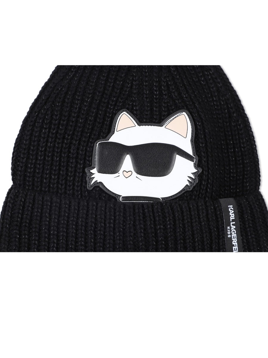 Karl Lagerfeld Z31010K_09B Beanie — Black, view 3
