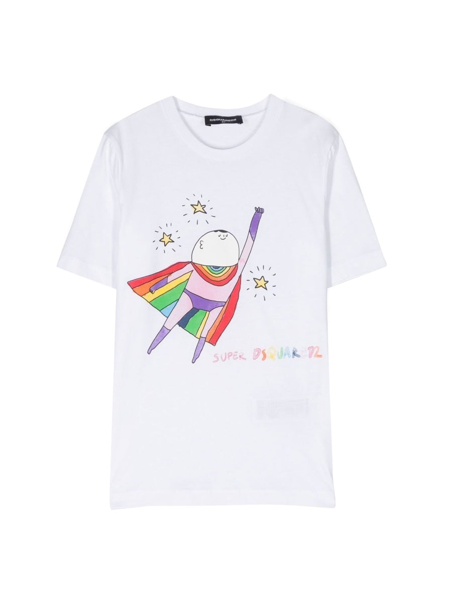 Dsquared2 Mc Renny T-Shirt — White by Dsquared2