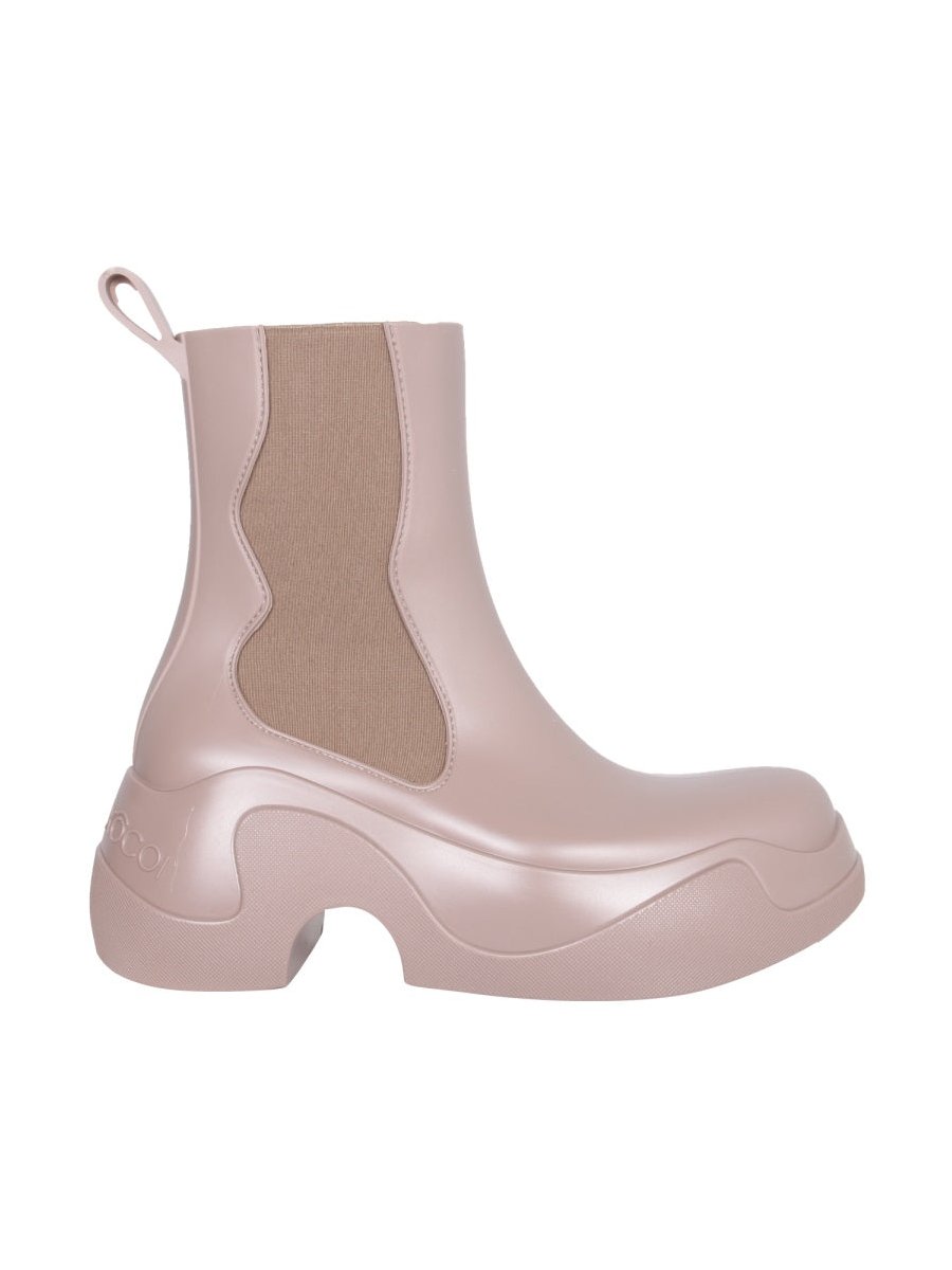 Xocoi Recycled PVC Boots — Brown, view 3