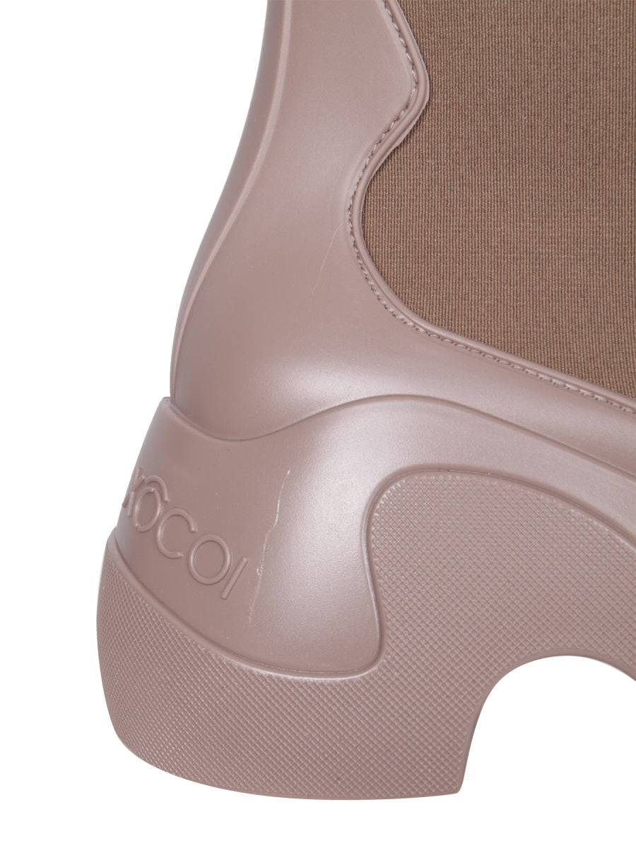 Xocoi Recycled PVC Boots — Brown, view 4