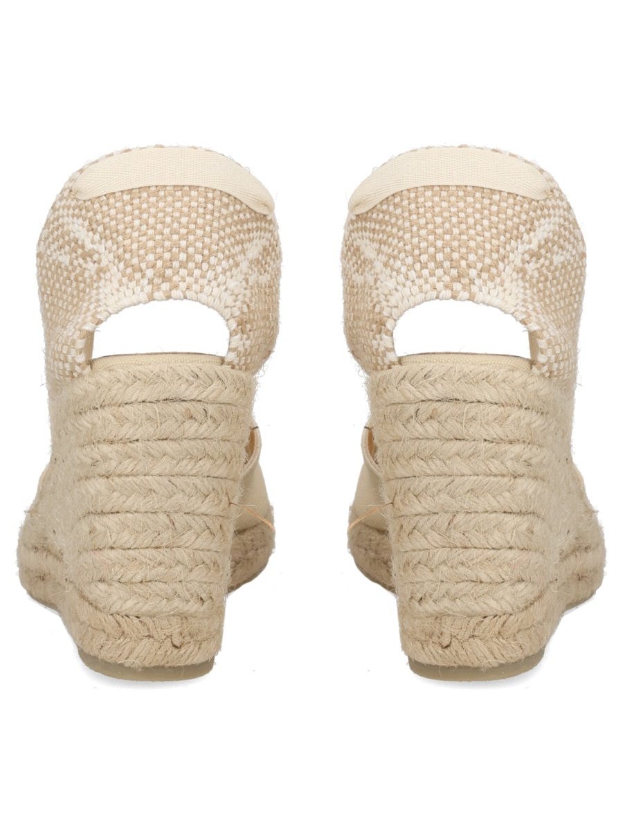 CastañEr 100% Cotton Espadrille Flat — Ivory, view 2