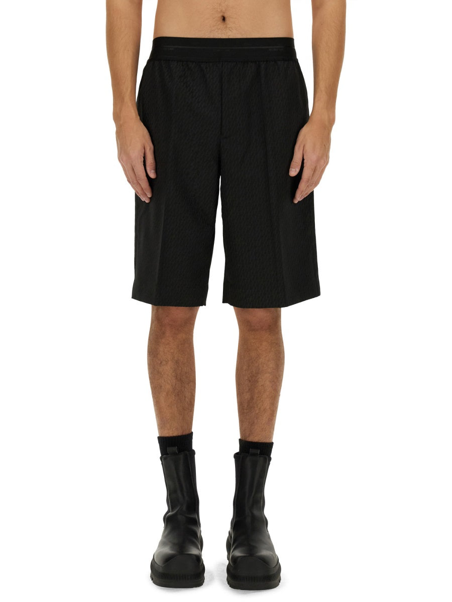 Helmut Lang Tailored Shorts — Black, view 2