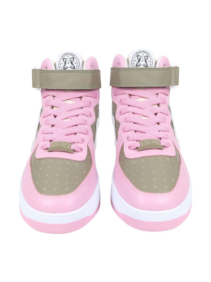 Enterprise Japan Rocket Mid Sneakers — Pink, view 3