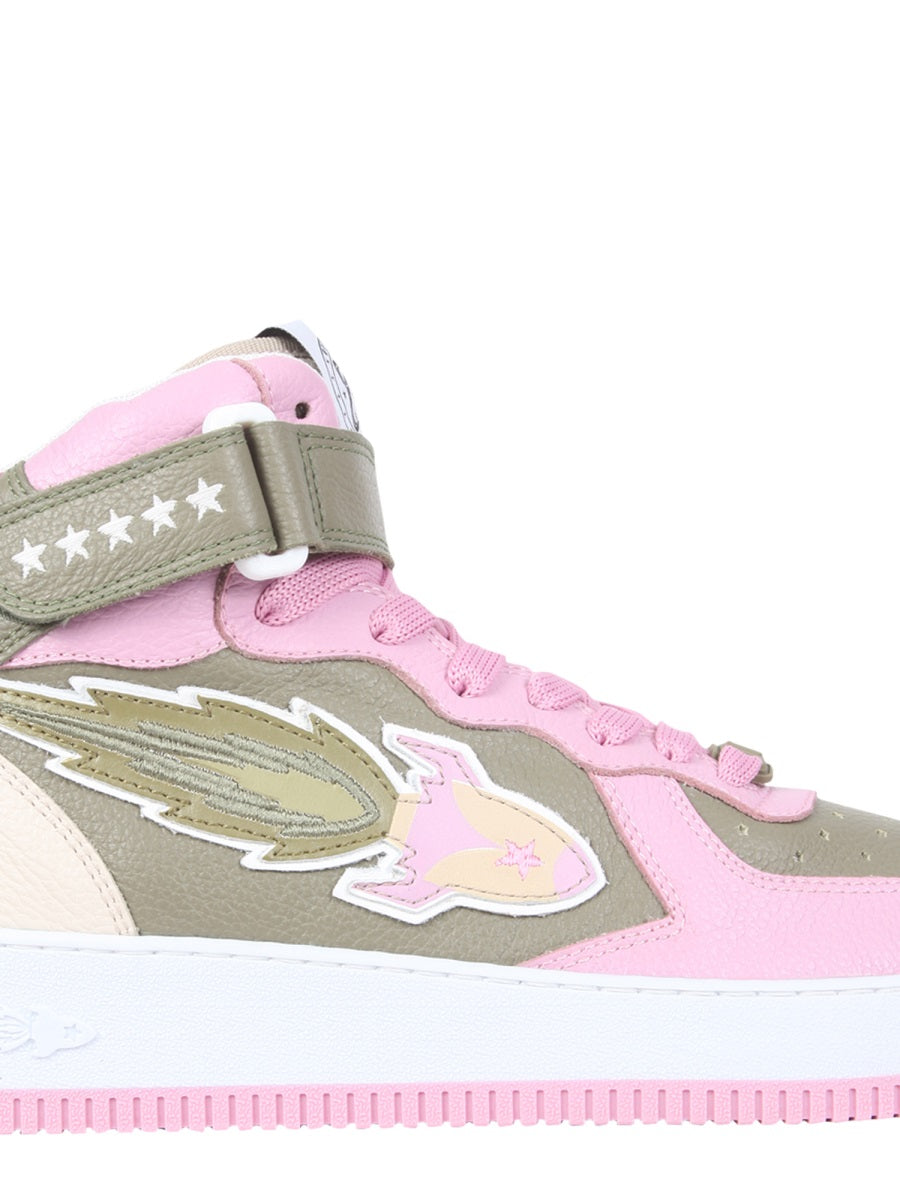 Enterprise Japan Rocket Mid Sneakers — Pink, view 4