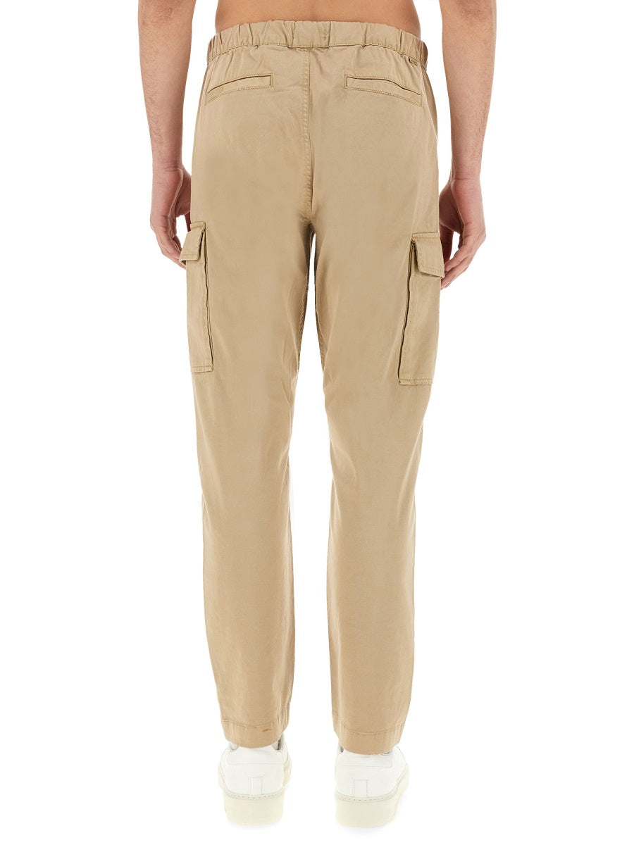 Woolrich Cotton Blend Cargo Pants — Beige by Woolrich