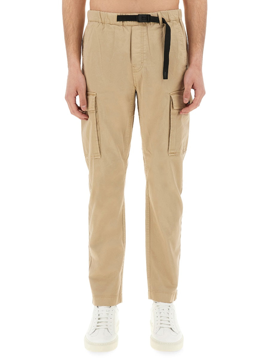 Woolrich Cotton Blend Cargo Pants — Beige, view 2