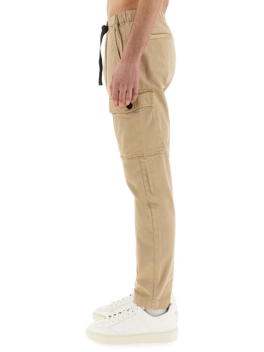 Woolrich Cotton Blend Cargo Pants — Beige, view 4