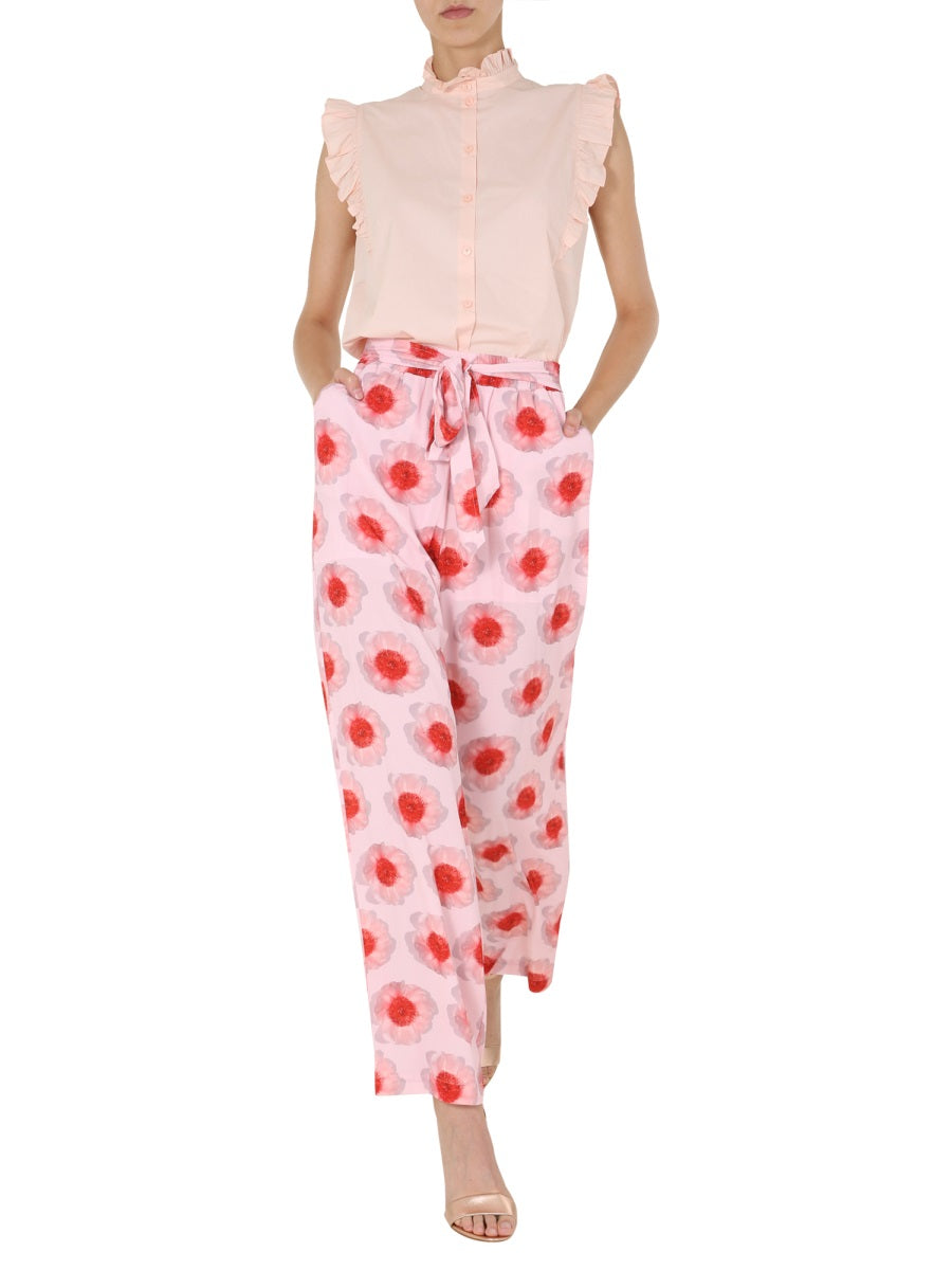 Baum Und Pferdgarten Elastic Waist Trousers — Pink, view 4
