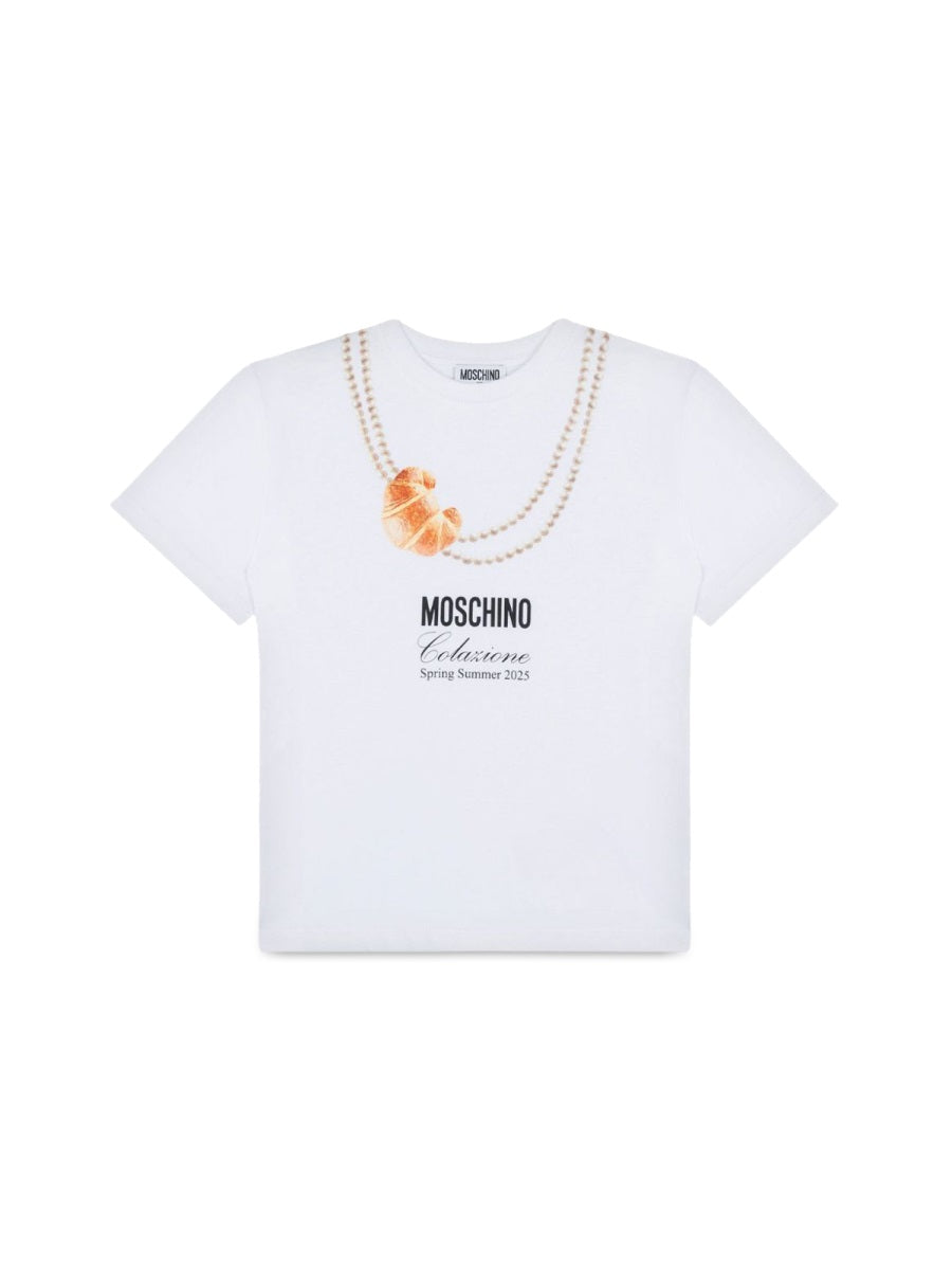 Moschino Cotton Maxi T-Shirt — White by Moschino