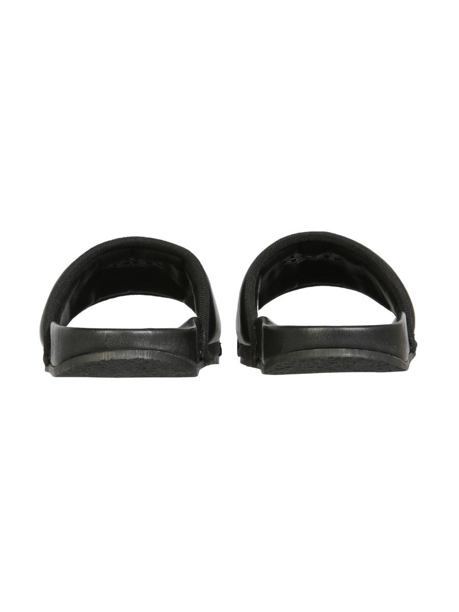 Ambush Leather Slide Sandals — Black, view 2