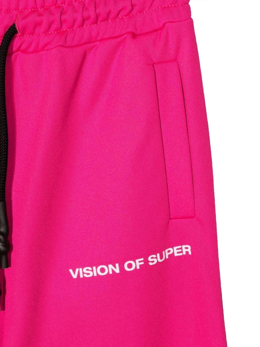 Vision Of Super Polyester Track Pants — Pink, view 2