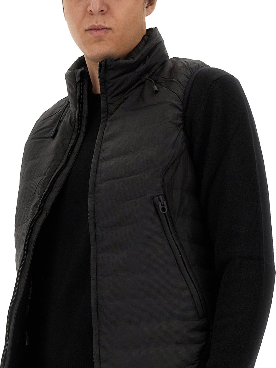 Jg1 Padded Nylon Vest — Black, view 2