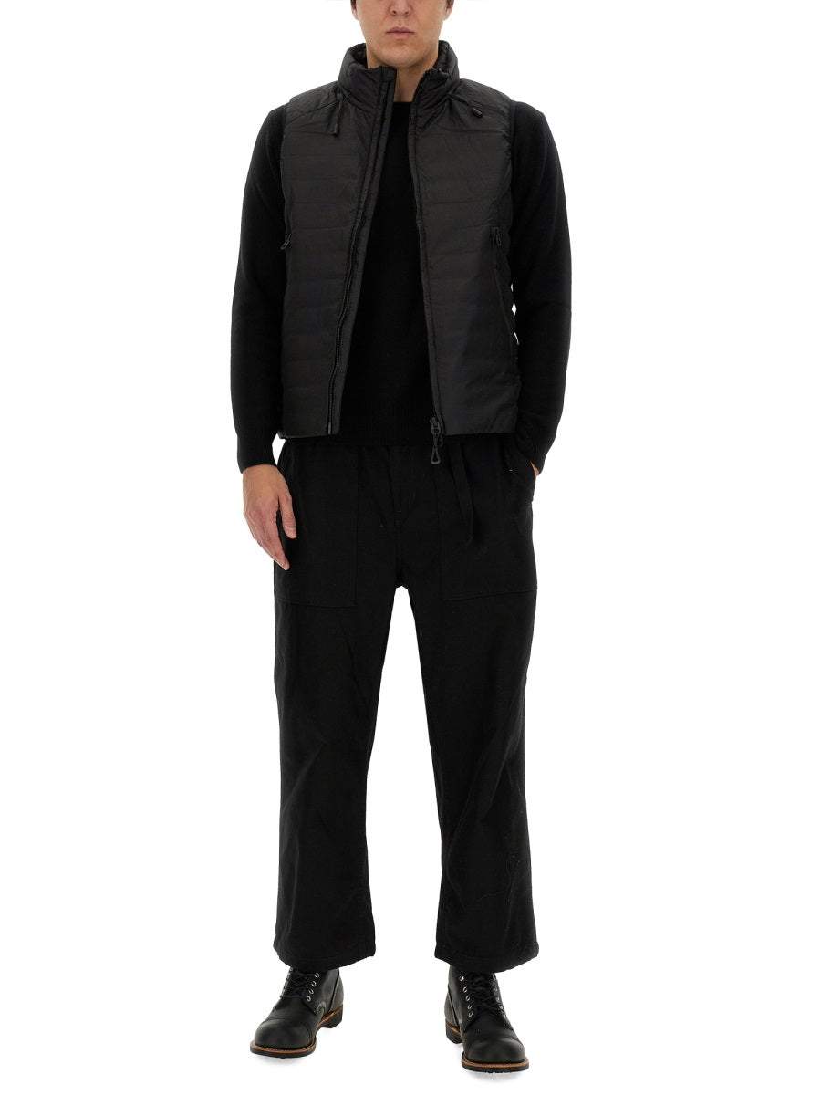 Jg1 Padded Nylon Vest — Black, view 4