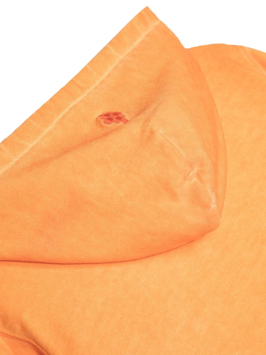 Marcelo Burlon County Of Milan Cotton Hoodie — Orange, view 2