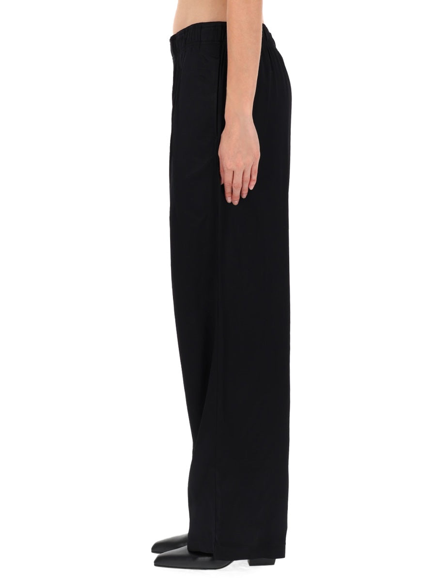 Our Legacy Viscose-Rayon Blend Trousers — Black by Our Legacy
